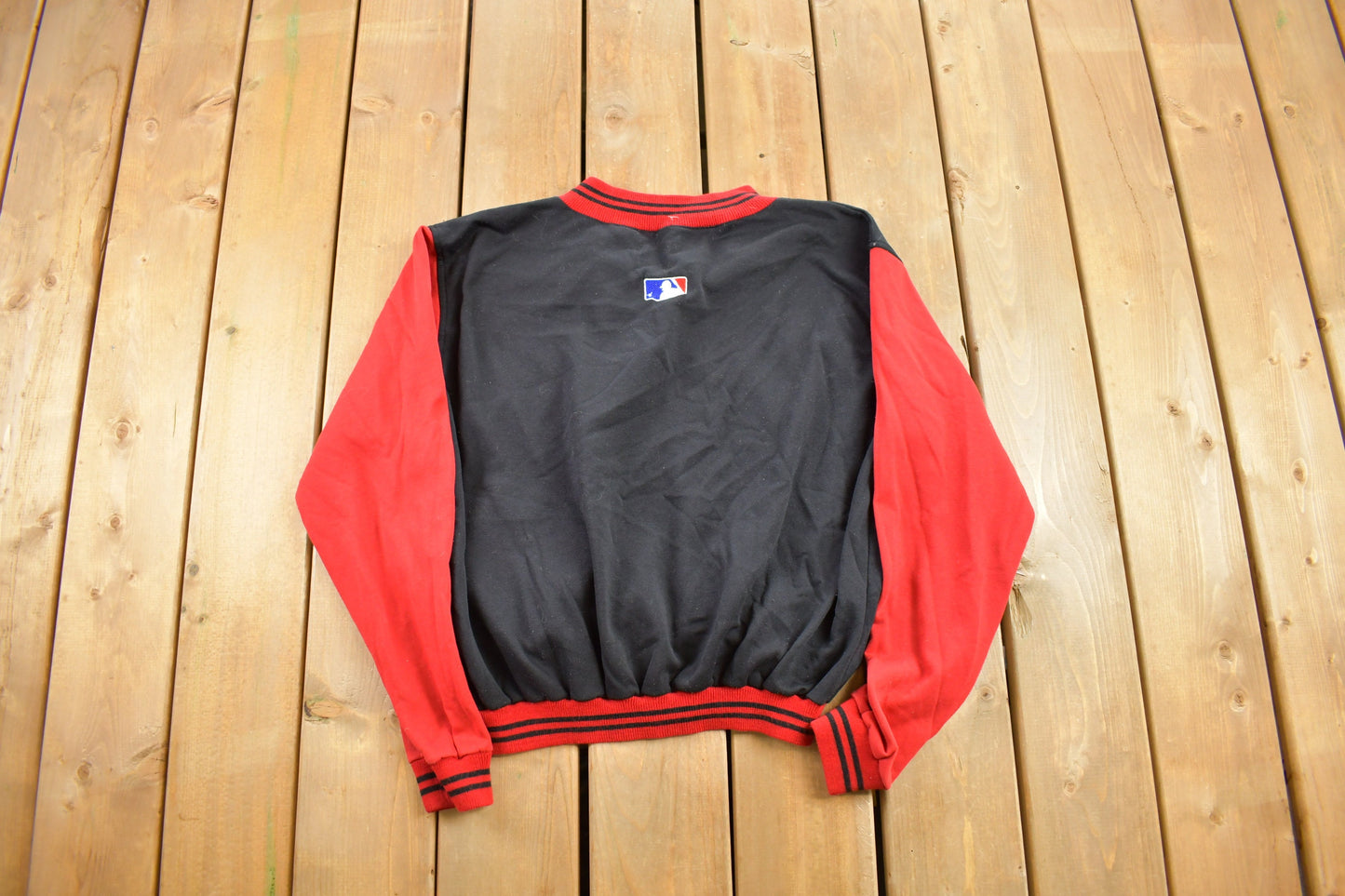 Vintage 1990s MLB St.Louis Cardinals Letterman Style Sweatshirt / Team Jacket / Baseball / Sportswear / Americana / Game Day / Two Tone