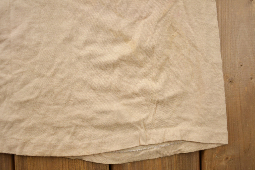 Vintage 1980s Brooklyns Finest Flock Print T-Shirt