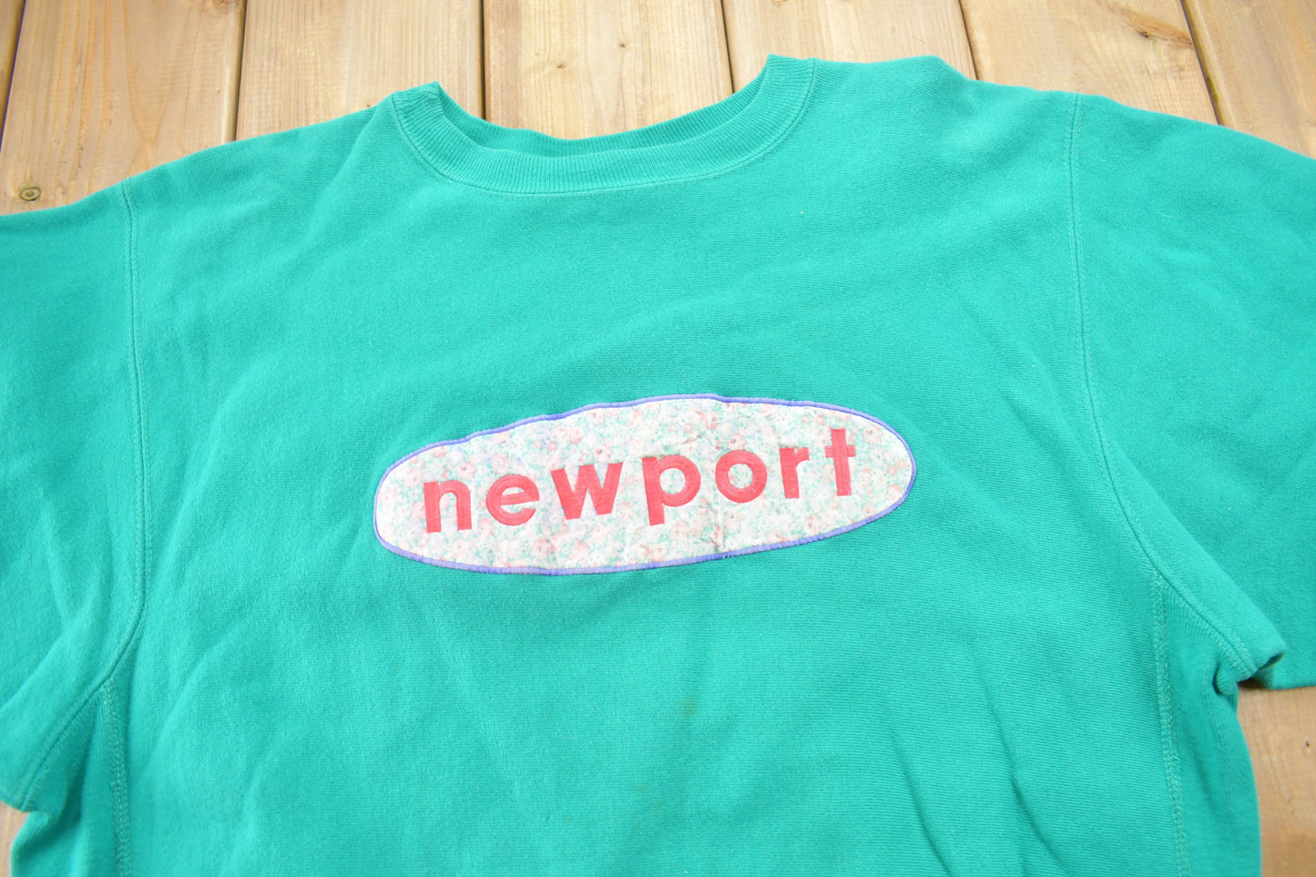 Vintage 1980s Newport Champion Reverse Weave Sweatshirt / Vintage Champion / Made IN USA / Streetwear