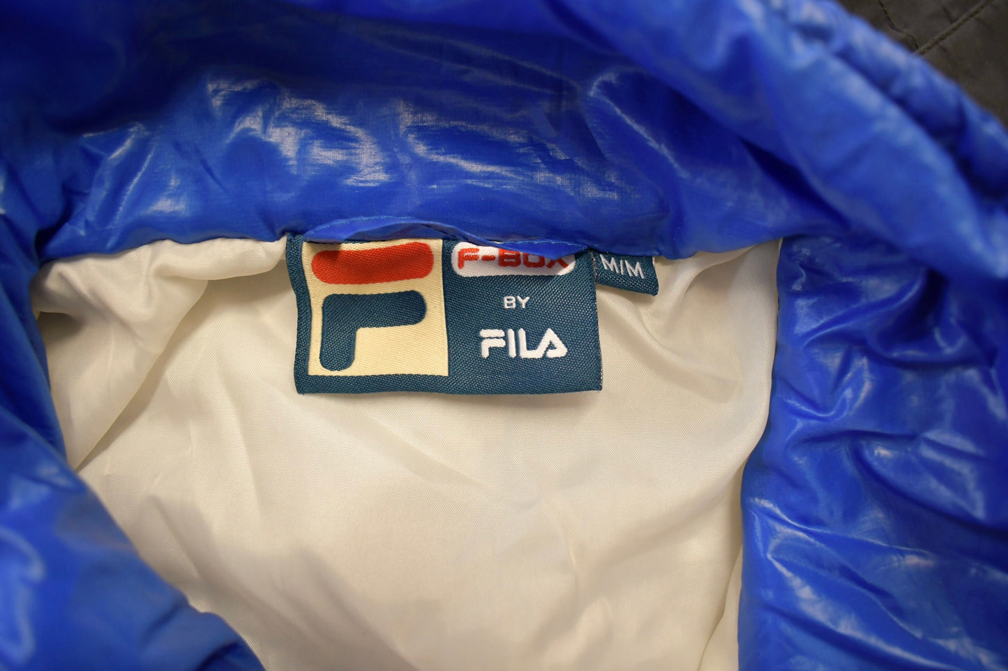 Vintage 1980s Fila Puffer Jacket / Light Fila Jacket / Vintage Bubble Jacket / Winter / Streetwear / 80s Fila / Full Zip Puffer