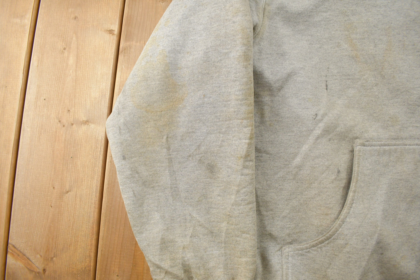 Vintage 1990s Carhartt Zip Up Hoodie / 90s Hoodie / Vintage Sweater / Vintage Carhartt / Distressed / Vintage Workwear