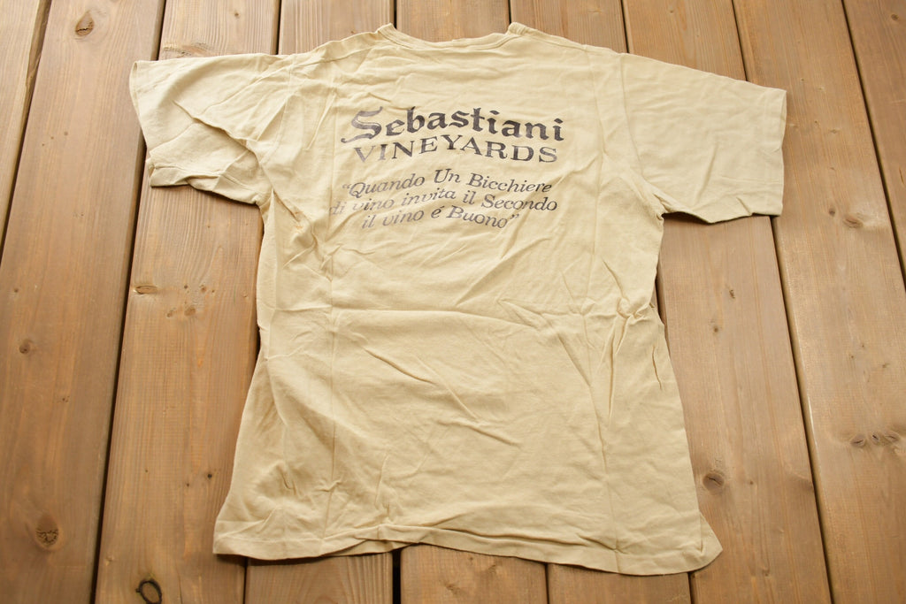 Vintage 1980s Italian American Association Louisville Graphic T-Shirt