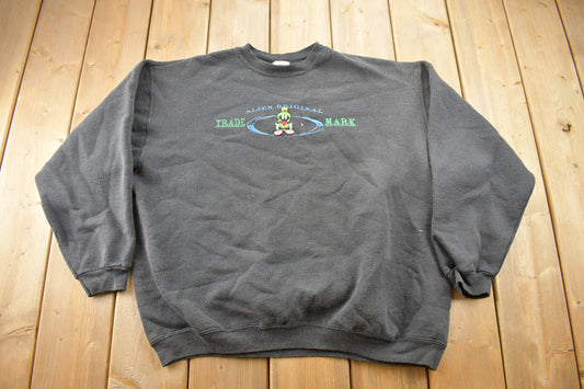 Vintage 1998 Marvin The Martian Looney Tunes Crewneck / Vintage Sweatshirt / Vintage Disney / Vintage Cartoons / Made In USA