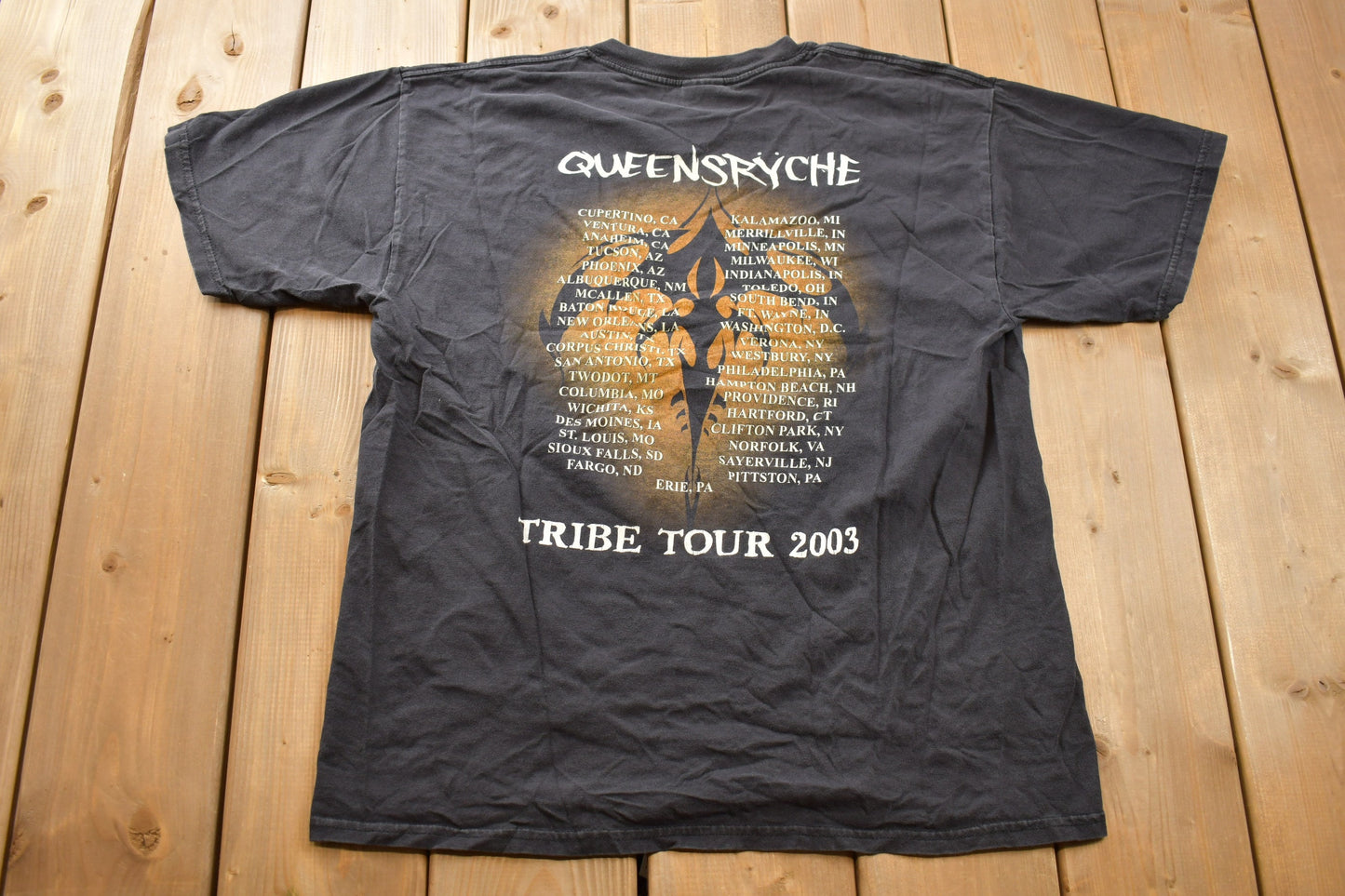 Vintage 2003 Queensryche Tribe Tour T-shirt / Band Tee  / Music Promo / Premium Vintage / Y2K Band Tee /