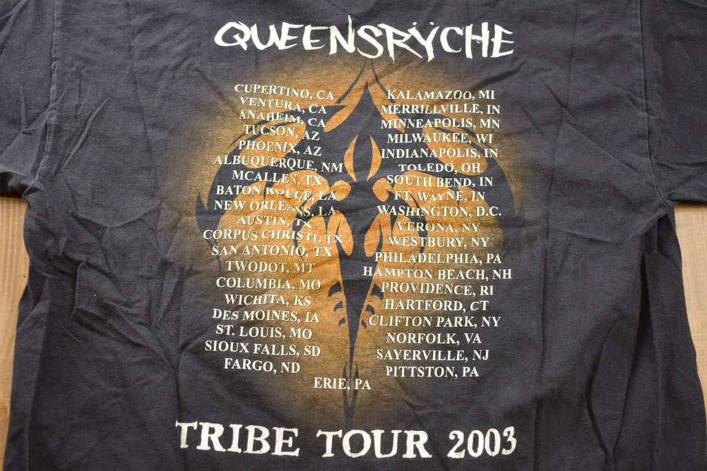 Vintage 2003 Queensryche Tribe Tour T-shirt
