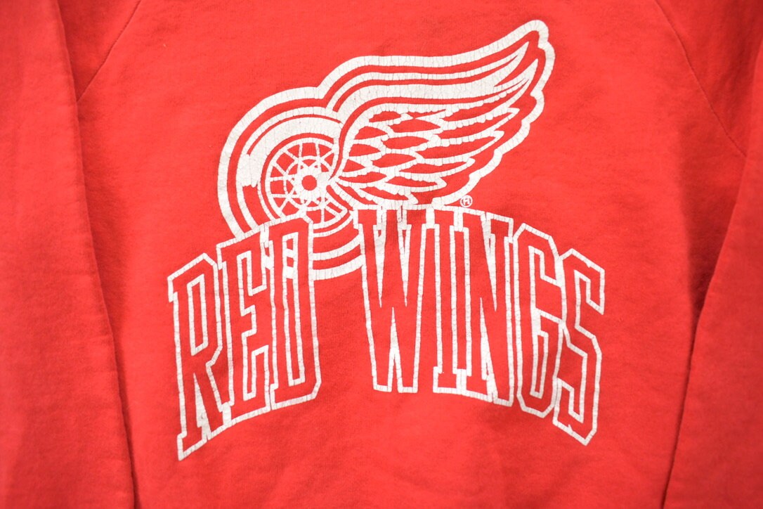 Vintage 1990s Detroit Red Wings Kids Crewneck Sweatshirt