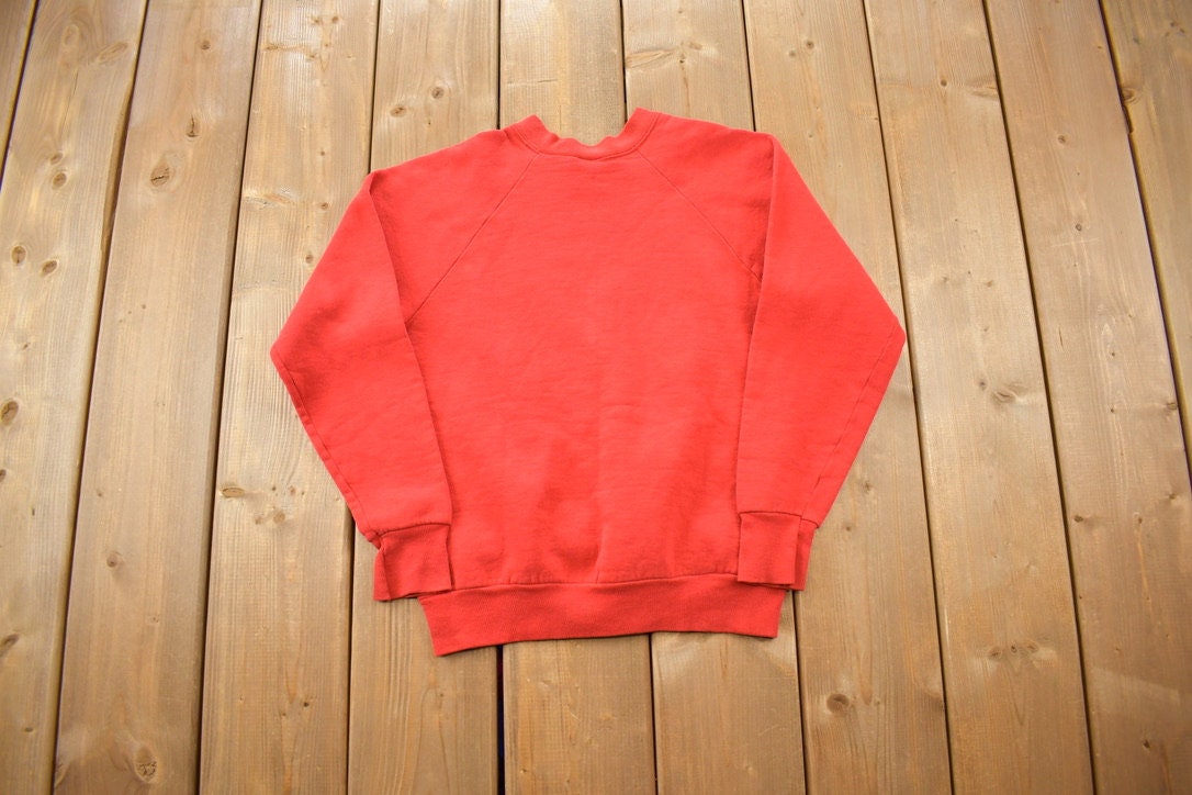 Vintage 1990s Detroit Red Wings Kids Crewneck Sweatshirt