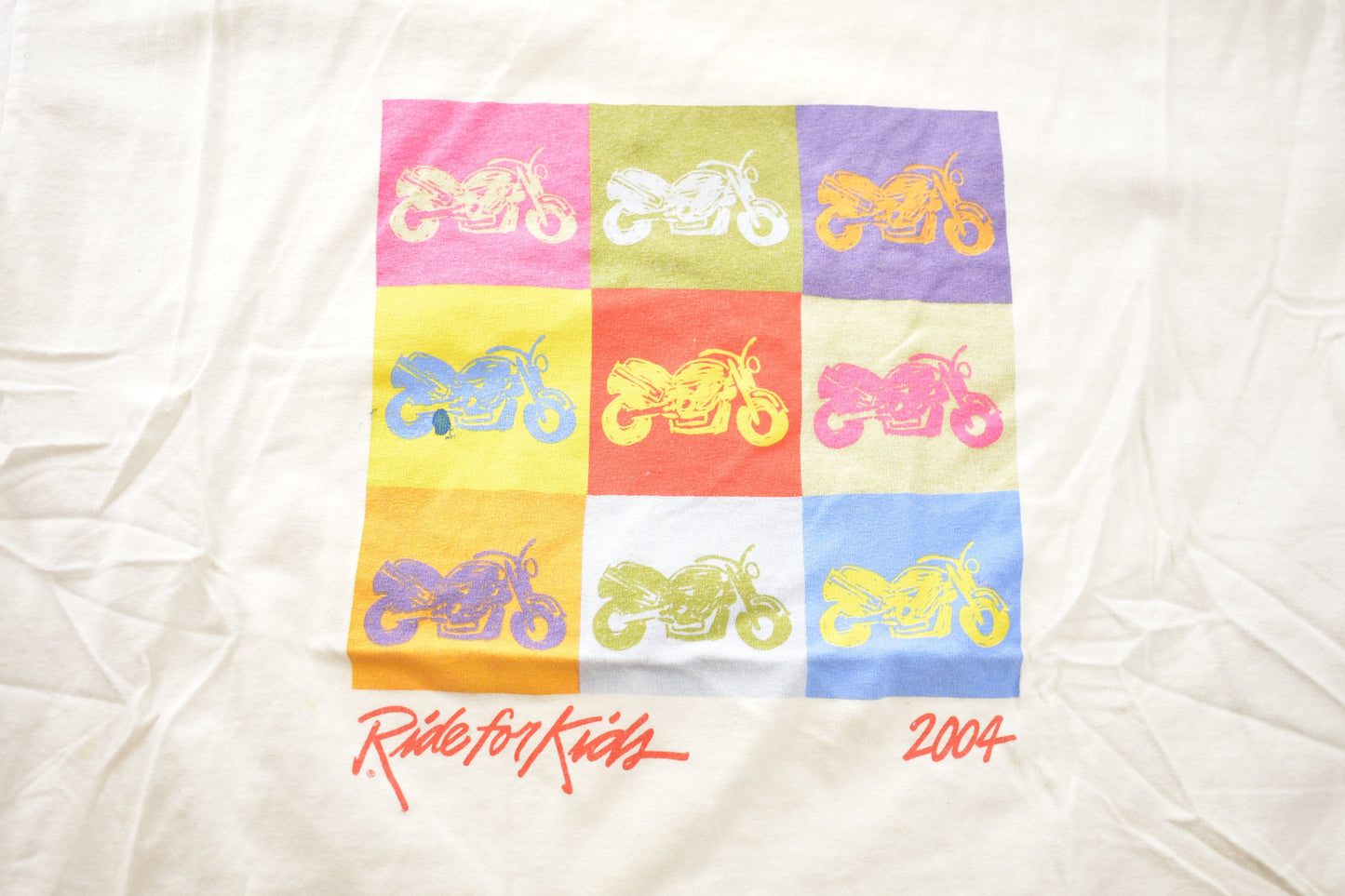 Vintage 2004 Ride for Kids Motorcycles T-Shirt / Biker Tee / Souvenir T Shirt