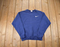 Vintage 1990s Nike Embroidered Mini Swoosh Crewneck Sweatshirt
