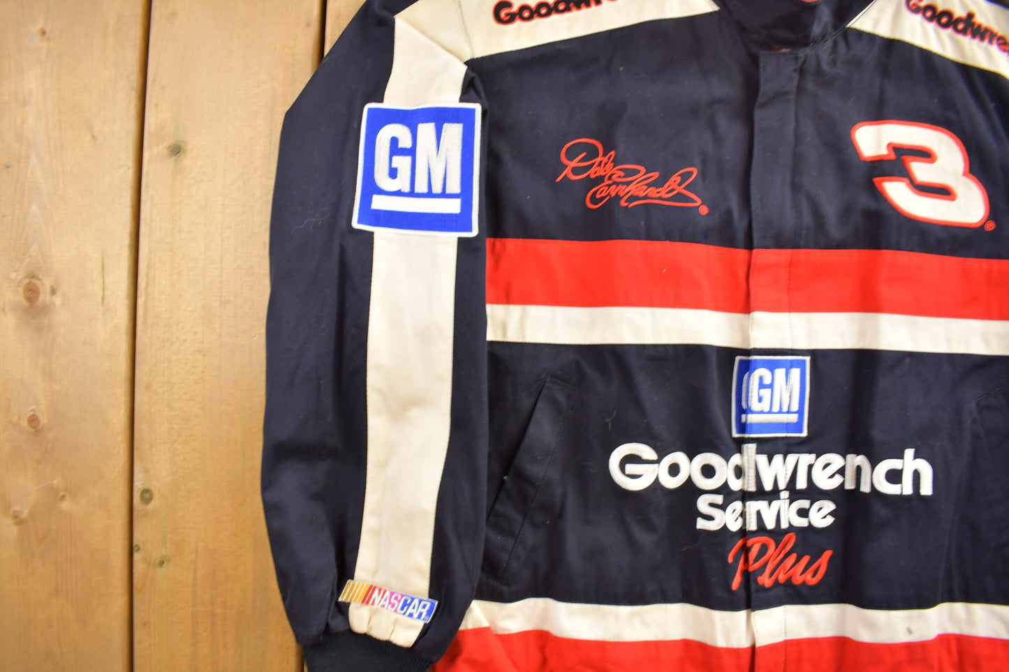 Vintage 1998 Dale Earnhardt Goodwrench Patchwork Racing Jacket / Chase Authentics / Sportswear / Deadstock Nascar Jacket