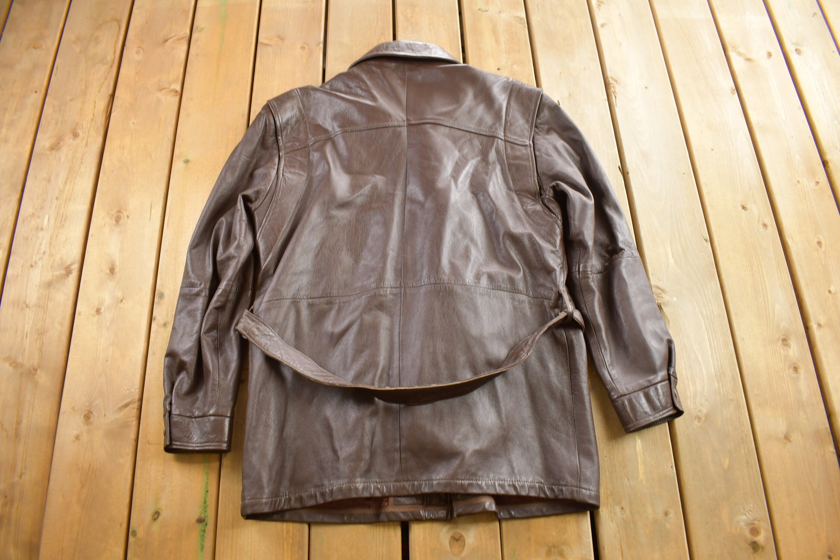Vintage 1990s London Fog Leather Jacket