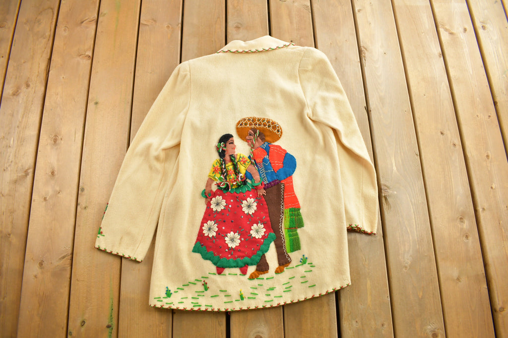 Vintage 1950s La Mexicana Mexican Embroidered Jacket