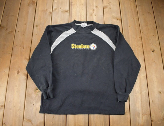 Vintage 1990s NFL Pittsburgh Steelers Crewneck Sweatshirt / Football / Sportswear / Americana / Embroidered