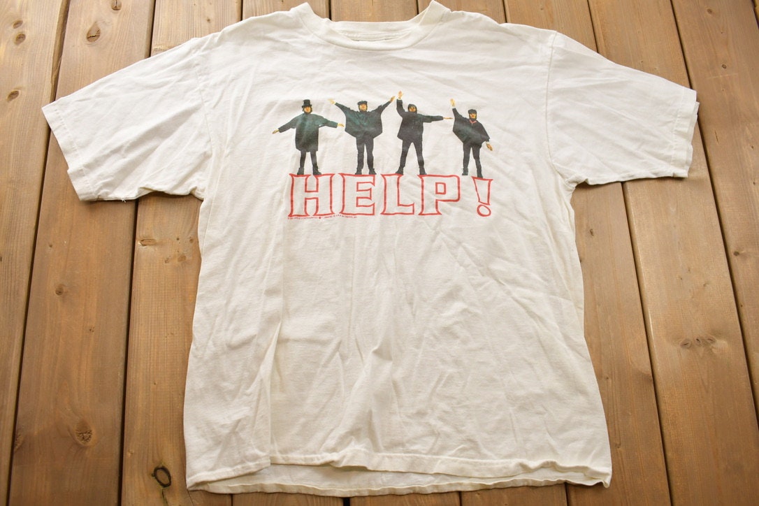 Vintage 1990 The Beatles Help I Need Somebody Band T-shirt / Band Tee / Premium Vintage / Beatles Tee / Classic Rock