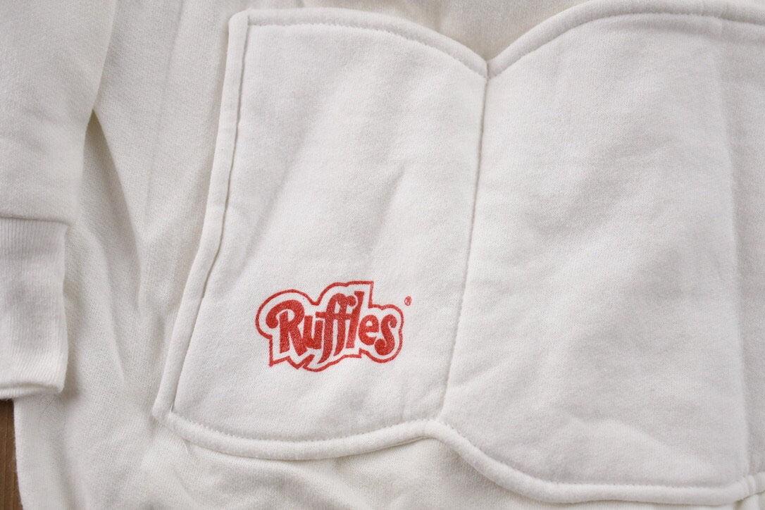 Vintage 1990s Ruffles Doritos Rock Guitar Crewneck Sweatshirt / 90s Crewneck / Made In Canada / Streetwear /