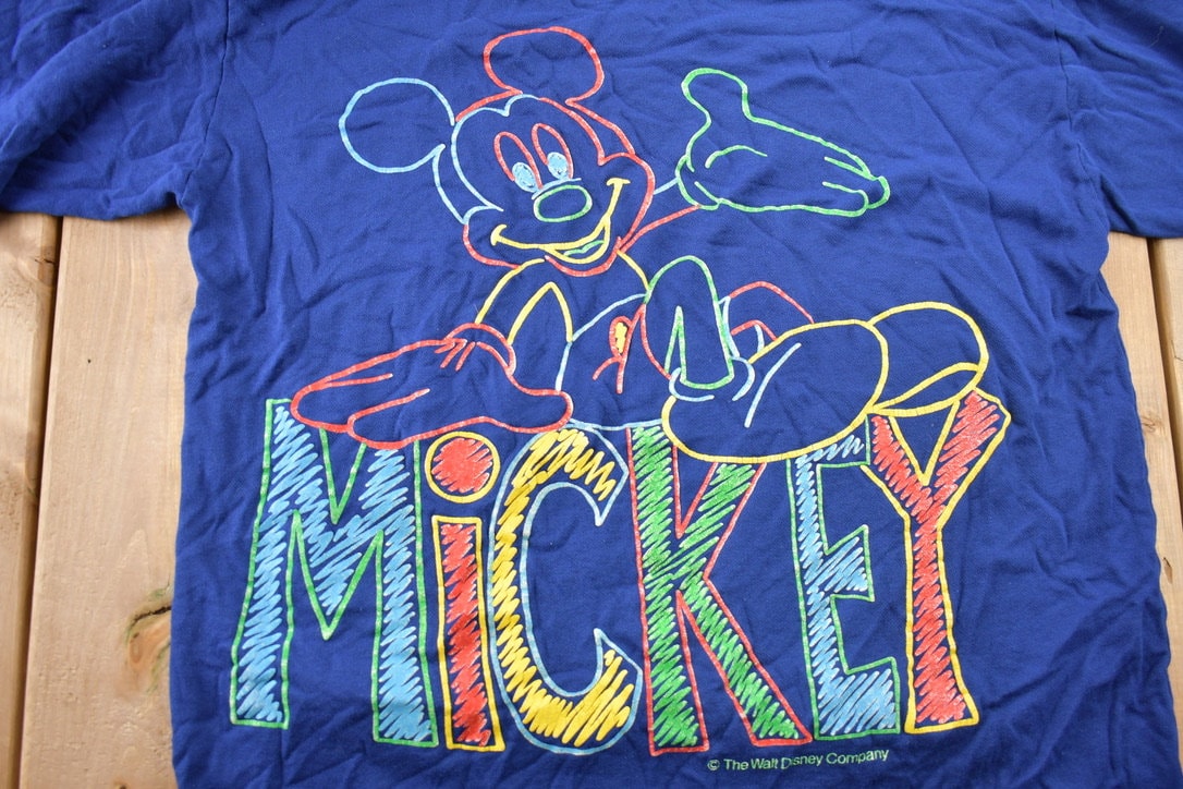 Vintage 1990s Mickey Mouse Disney Crewneck / Vintage Sweatshirt / Vintage Disney / Mickey Unlimited / Graphic Crewneck