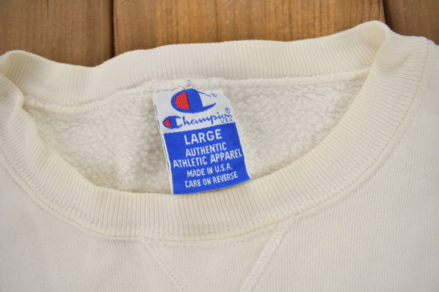 Vintage 1990s Champion Small Logo Crewneck Sweatshirt / Vintage Champion / 90s Champion / Made In USA