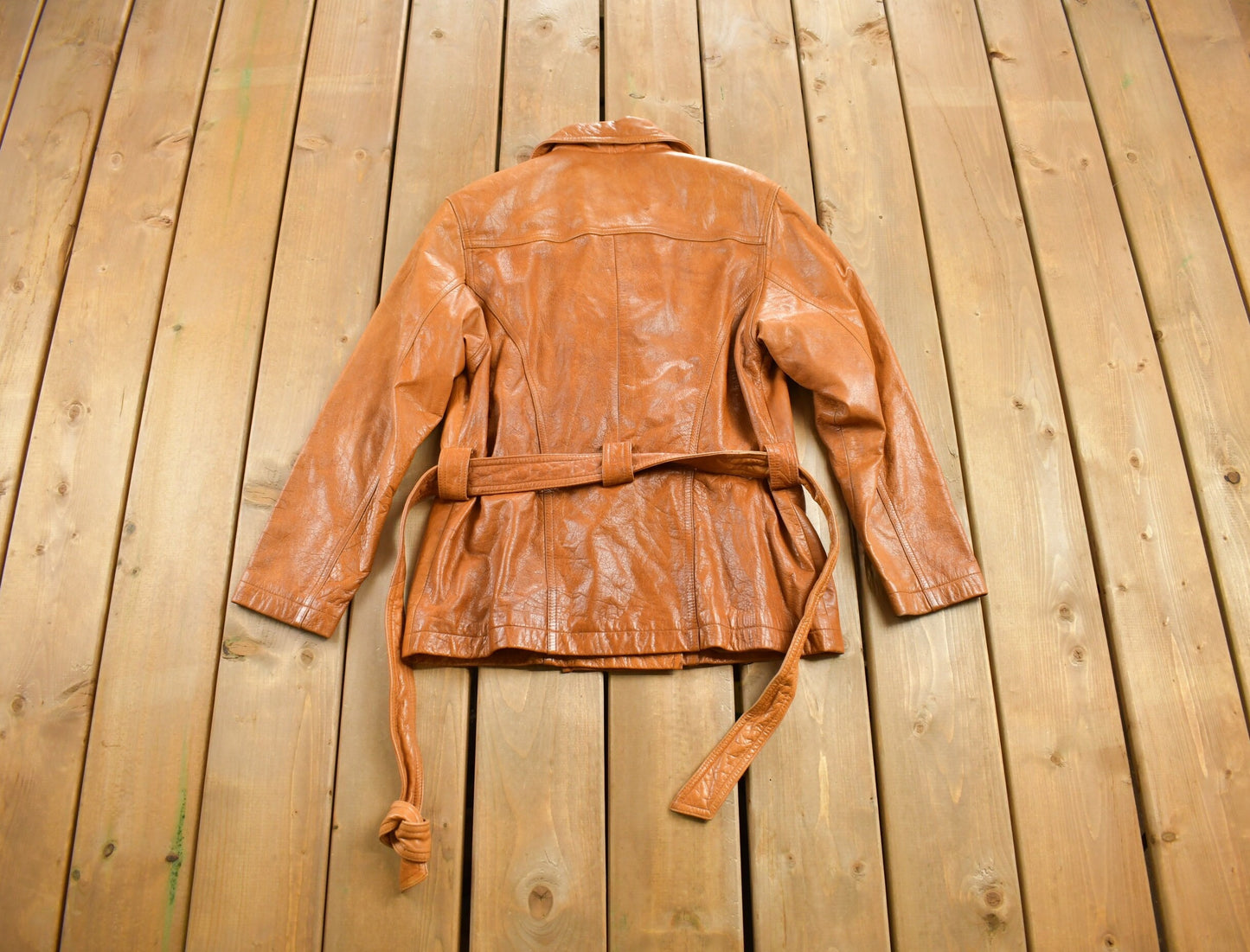 Vintage 1980s Adventure Bound Leather Jacket / Fall Outerwear / Leather Coat / Winter Outerwear / Streetwear Fashion /