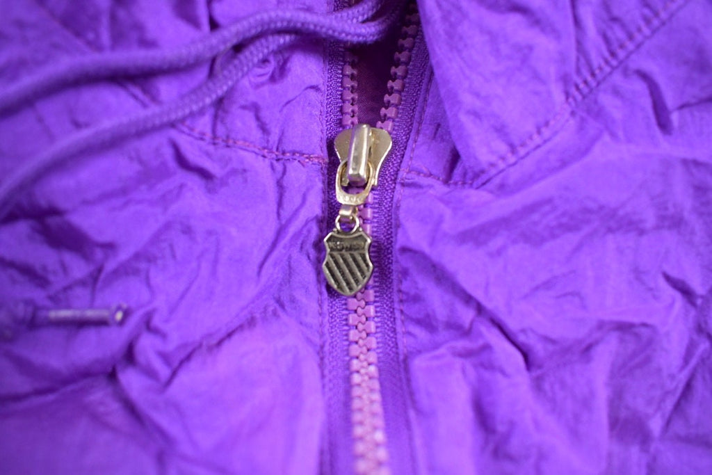 Vintage 1990s K-Swiss Satin Bomber Jacket