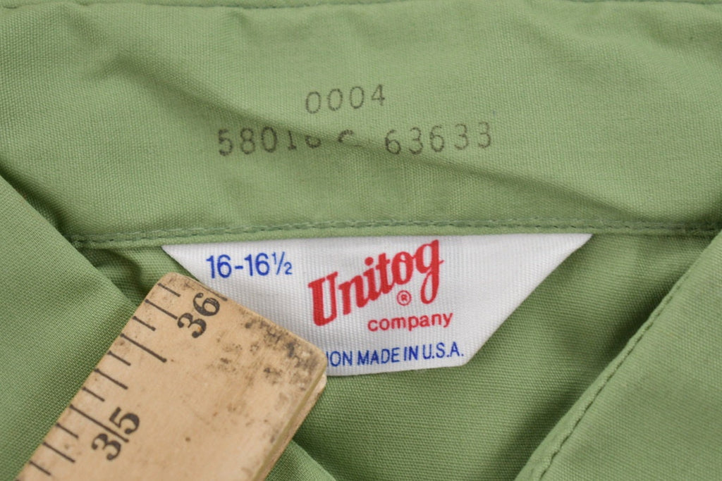 Vintage 1970s Coca Cola Embroidered Patch Button Up Shirt