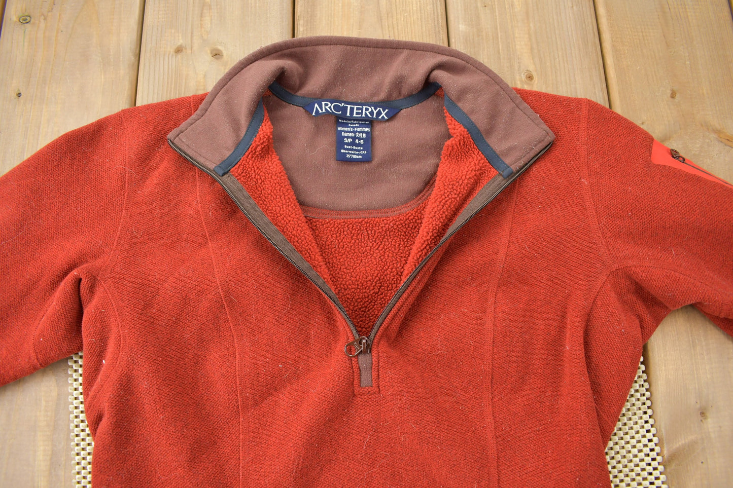 Vintage 1990s Arc'teryx Fleece Sweatshirt / Vintage Arc'teryx / Outdoorsman / Made In Canada / Women's Arcteryx Fleece