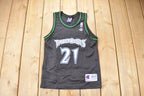 Vintage 1990s Minnesota Timberwolves NBA Kevin Garnett Basketball Jersey