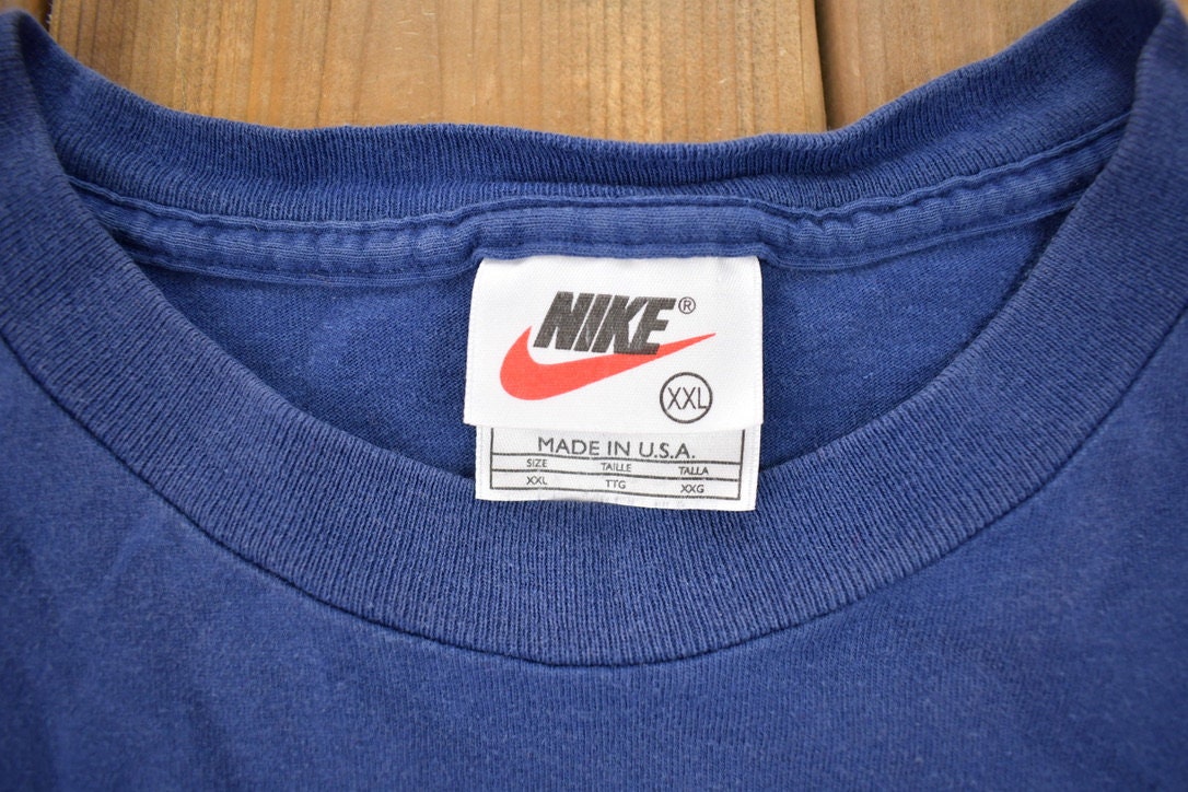 Vintage 1990s Nike Air T-Shirt / 90s Nike  / Vintage Streetwear / Graphic T Shirt / Athletic Wear / Made In USA