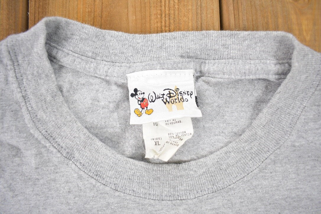 Vintage 1990s Disney Eeyore Cartoon Promo T-Shirt / 90s Graphic Tee / Vintage Mickey Mouse / Walk Disney World / 90s Disney Tee