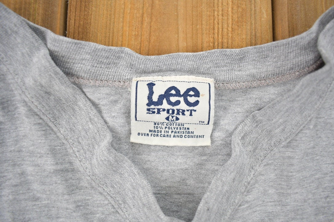 Vintage 1990s Lee Sport NFL Cleveland Browns V-Neck T-Shirt / Embroidered / V-Neck / NFL / 90s Streetwear / Sportswear