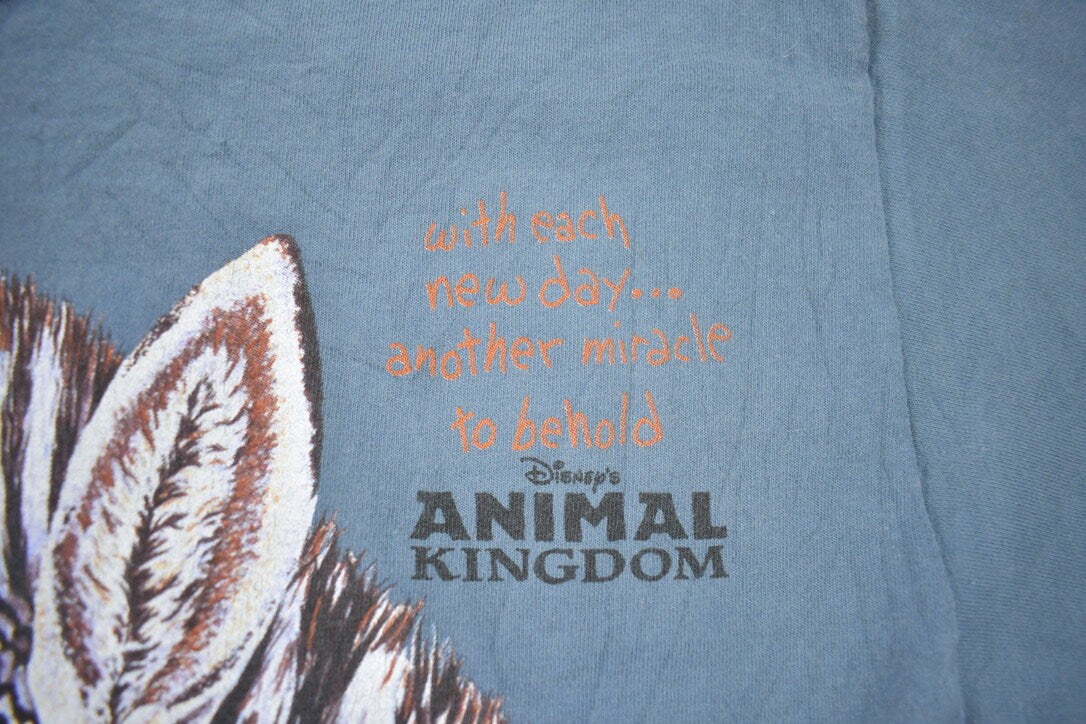 Vintage 1990s Disney Animal Kingdom T-Shirt / 90s Graphic Tee / Walt Disney World / Made In USA / 90s Disney Tee