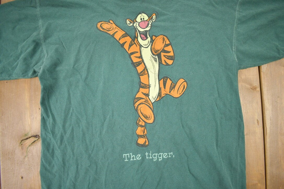 Vintage 1990s Disney Tigger T-Shirt / 90s Graphic Tee / Vintage Winnie The Pooh / Made In USA / 90s Disney Tee