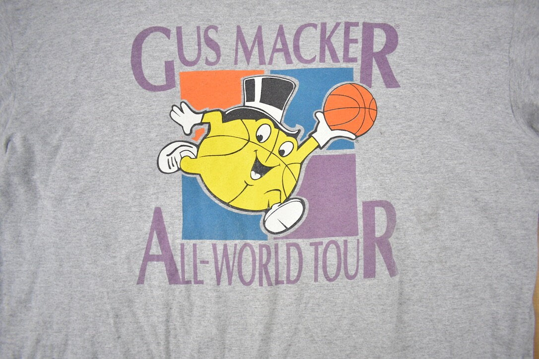 Vintage 1990s Gus Macker Basketball Tournament Graphic T-Shirt / Streetwear / Retro / Made In USA / 90s Graphic Tee / Anvil