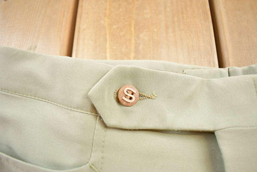 Vintage 1980s Wool Sansabelt Trousers Size 38x29