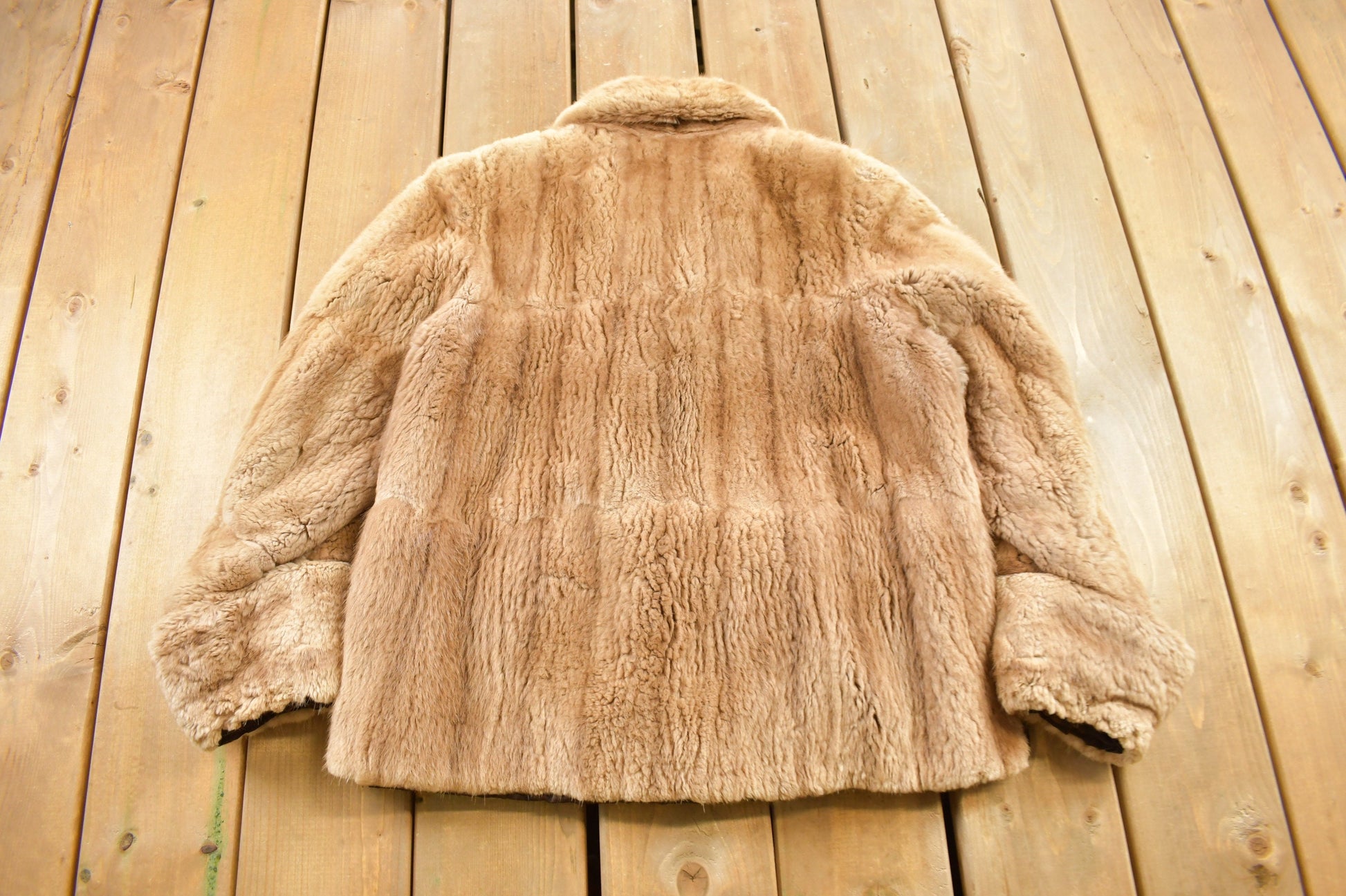 Vintage 1970s Giddings Brown Fur Coat