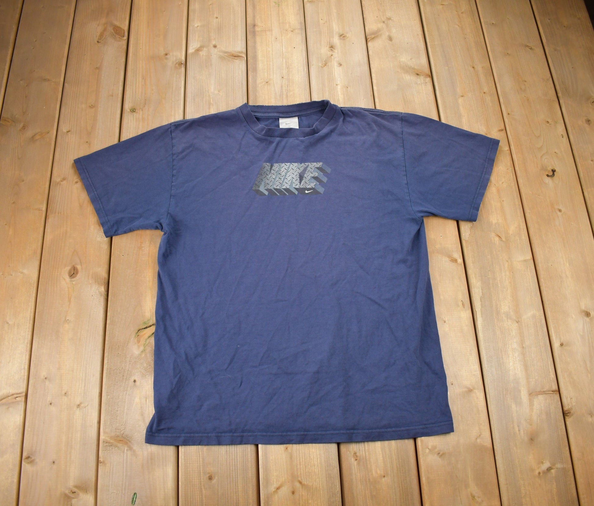 Vintage 1990s Nike Graphic Mini Swoosh T-Shirt