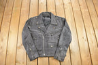 Vintage 1990s Leather Biker Jacket