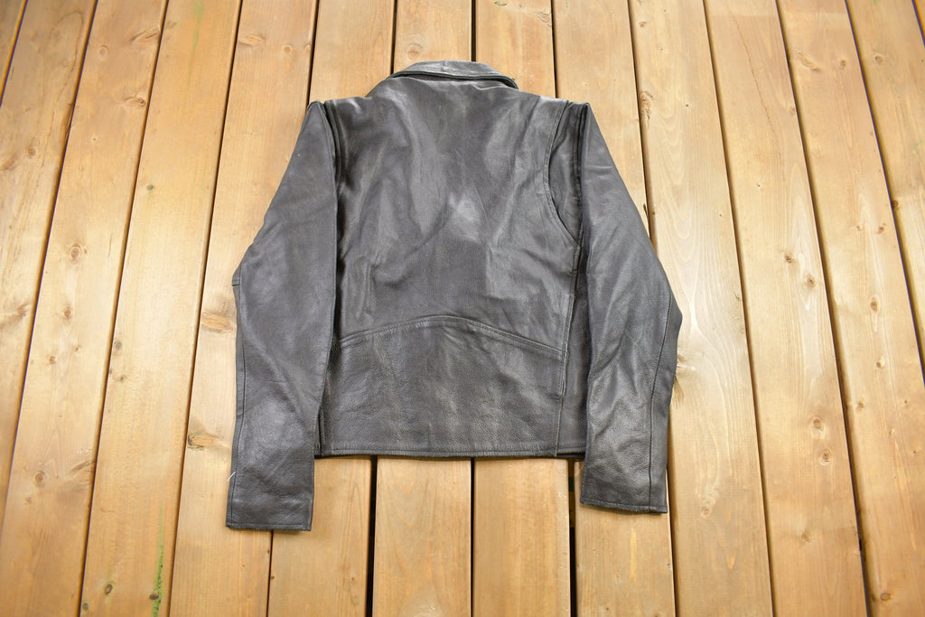 Vintage 1990s Leather Biker Jacket