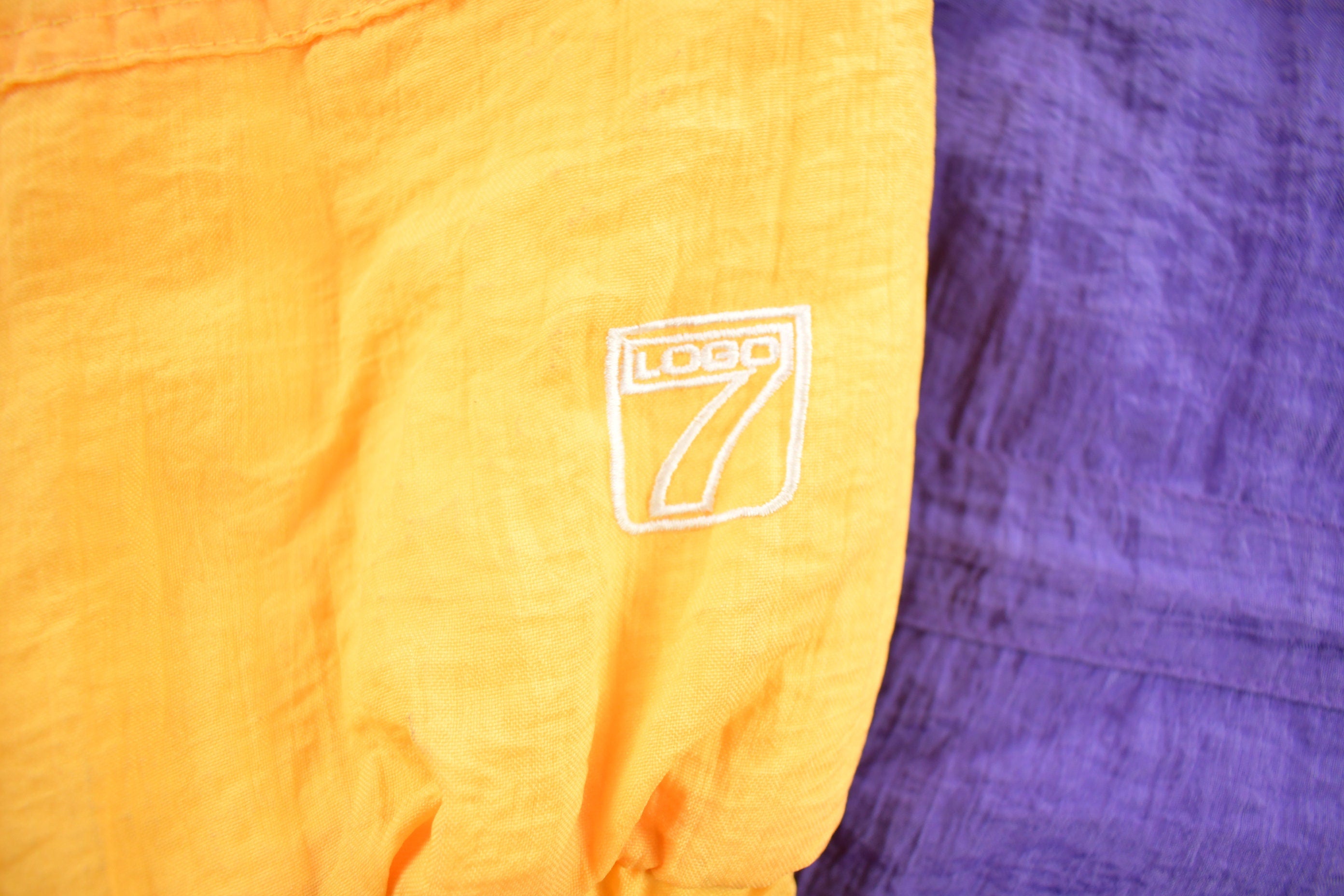 Vintage 1990s Logo 7 Minnisota Vikings NFL Zip Jacket