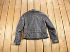 Vintage 1990s Leather Biker Jacket