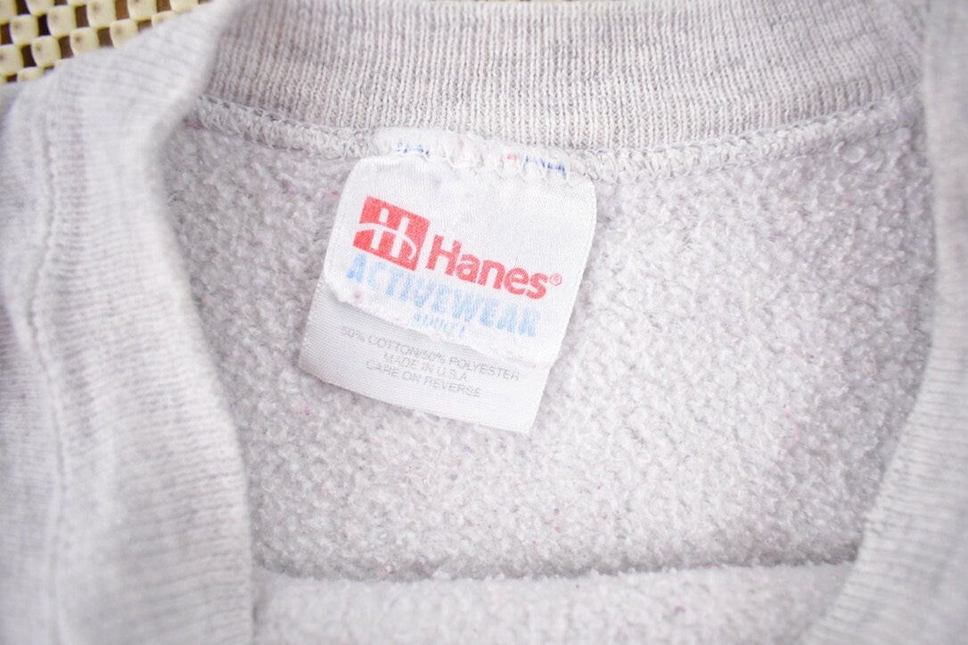 Vintage 1990s Hanes Activewear Alaska 1996 Crewneck Sweatshirt / 90s Crewneck / Souvenir Sweater / Hanes / Travel And Vacation / Made In USA