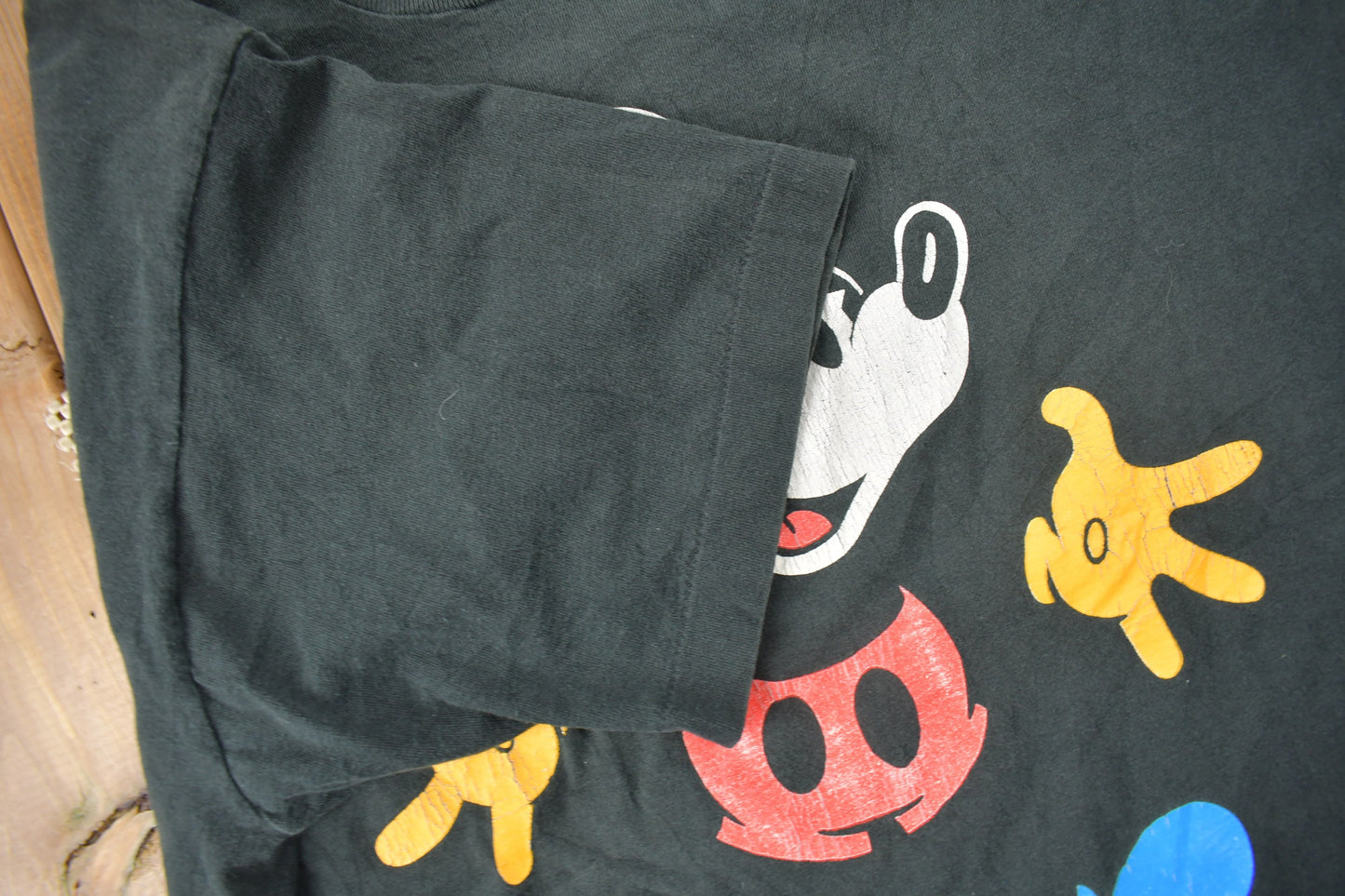 Vintage 1990s Mickey & Co Mickey Mouse Graphic Cartoon T-Shirt / 90s Graphic Tee / Vintage Disney / Single Stitch