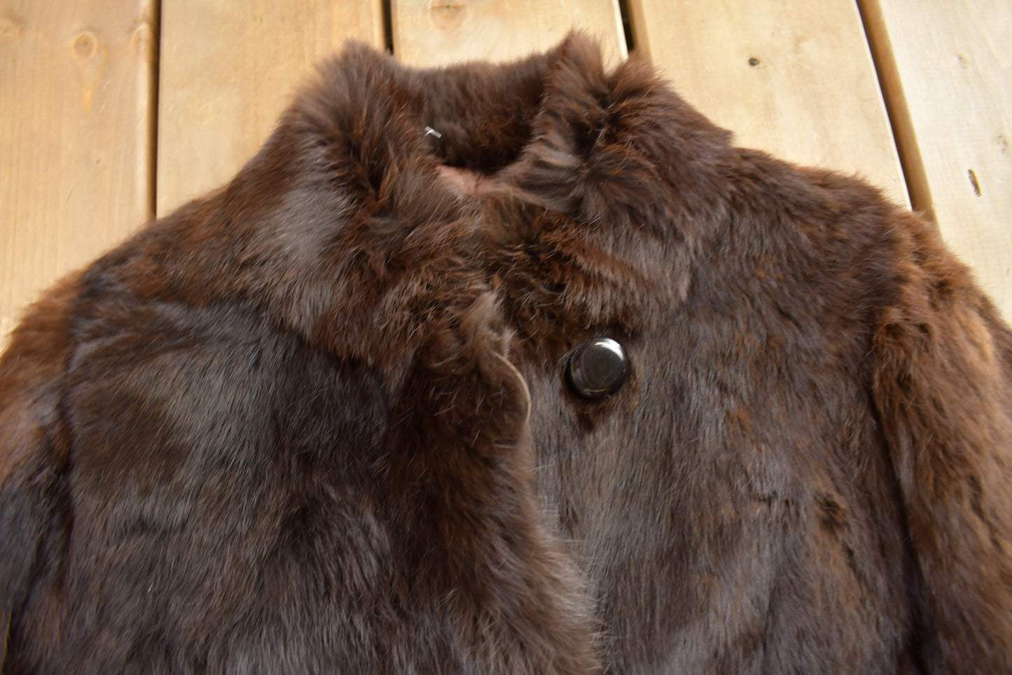 Vintage 1970s Short Brown Mink Fur Coat / Vintage Mink Jacket / Authentic Fur / Made In Canada / True Vintage / Lined