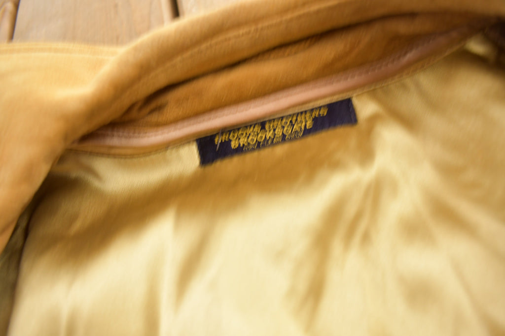 Vintage 1960s Brooks Brothers Belted Suede Jacket