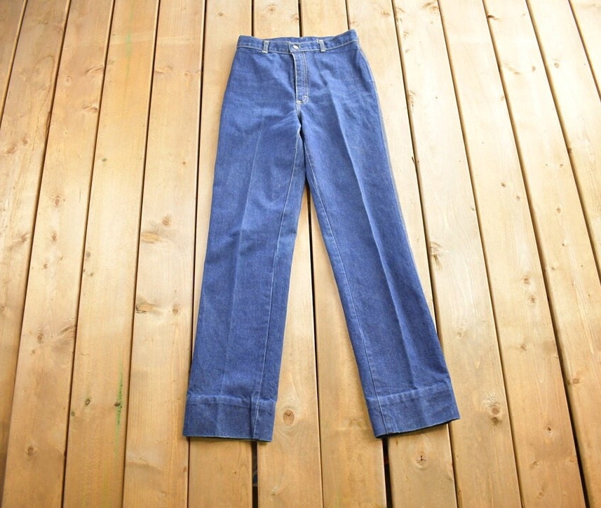 Vintage 1980s Angels Wing Denim Jeans Size 31x31 / Made in Canada / American Vintage / Retro Style / Streetwear / Vintage Pants