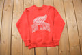 Vintage 1990s Detroit Red Wings Kids Crewneck Sweatshirt