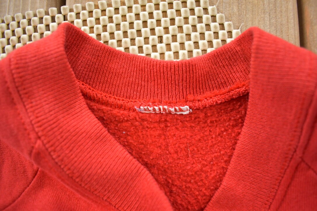 Vintage 1990s Detroit Red Wings Kids Crewneck Sweatshirt