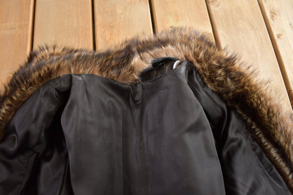 Vintage 1970s Full Length Raccoon Fur Coat