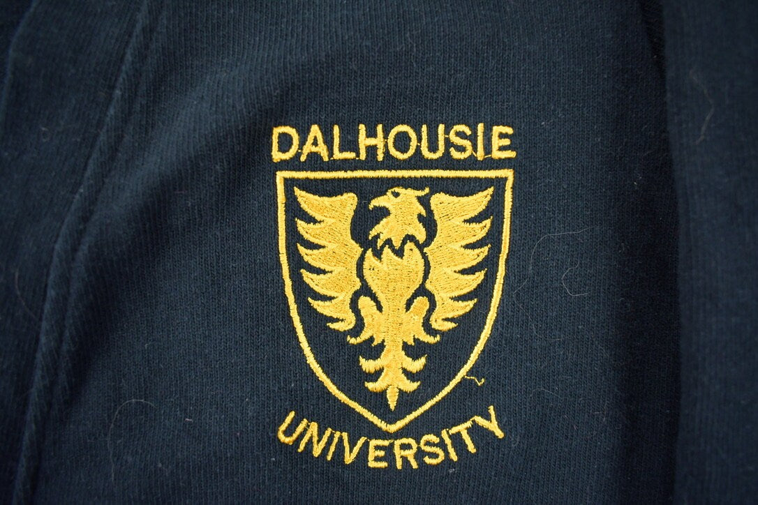 Vintage 1990s Dalhousie University Barbarian Cardigan Sweater