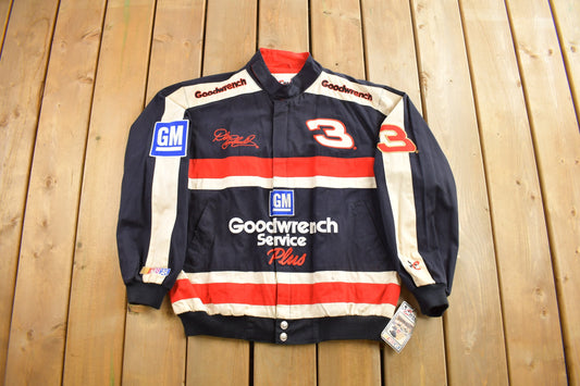 Vintage 1998 Dale Earnhardt Goodwrench Patchwork Racing Jacket / Chase Authentics / Sportswear / Deadstock Nascar Jacket