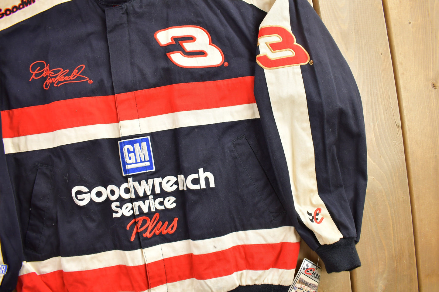 Vintage 1998 Dale Earnhardt Goodwrench Patchwork Racing Jacket / Chase Authentics / Sportswear / Deadstock Nascar Jacket